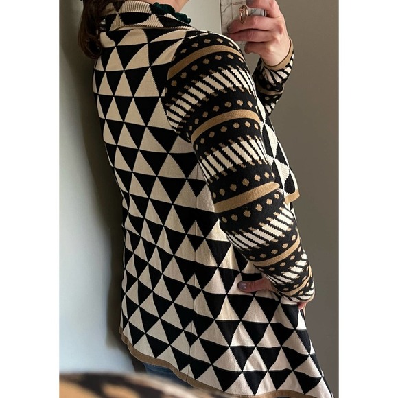THML Cream, Black & Gold Cardigan, Size S - Picture 6 of 14